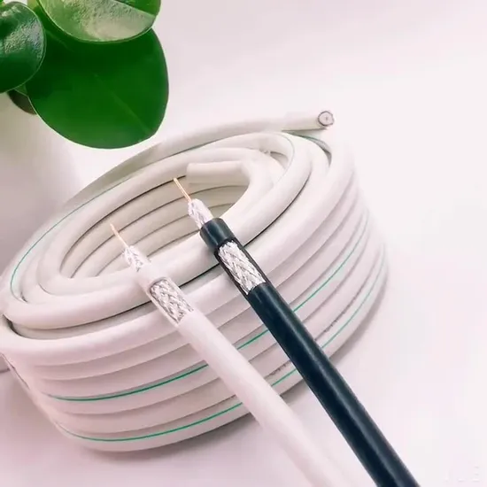 Cabo de comunicação coaxial rg213 rg58 fio de cobre trançado para telecomunicações