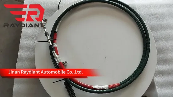 Cabo de acelerador HOWO Sitrak Wg972557000 para Sinotruk A7 HOWO T5g/T7h/Tx/Max Sitrak C5h/C7h Hohan N5g/N6g/N7g Peças de reposição para motor de caminhão