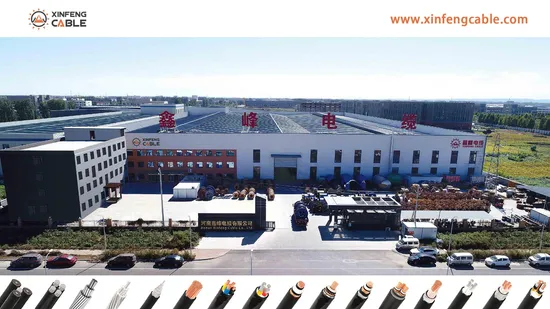 Fabricante de cabos de energia elétrica de baixa tensão isolados em PVC XLPE PE com condutor subterrâneo de cobre ou alumínio