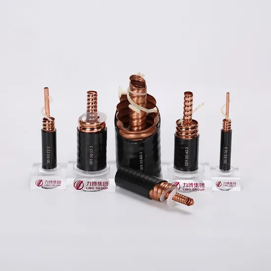 Cabo alimentador RF 1/2 para telecomunicações